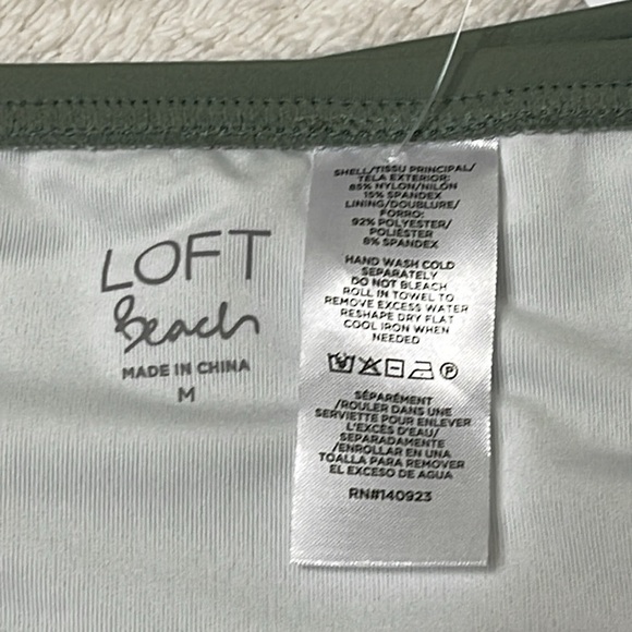 Ripcurl and Loft Women’s Bikini Bottoms Size Medium Blue/Green NWT 2pc Bundle - Picture 10 of 16